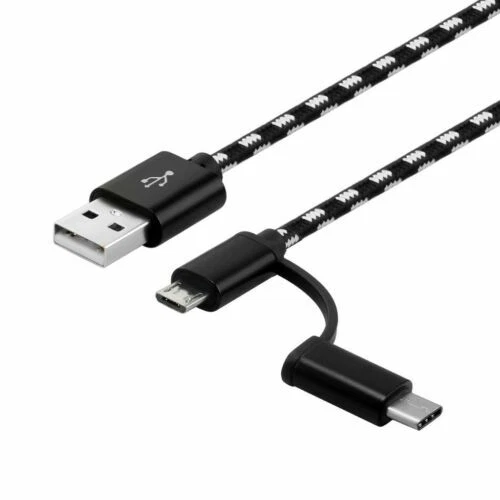 Черные USB-кабели для сотового телефона Sony Xperia C3