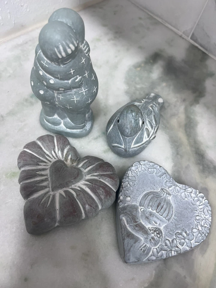 Lote de 4 esculturas artísticas de hormigón Isabel Bloom Foto 2 de 4
