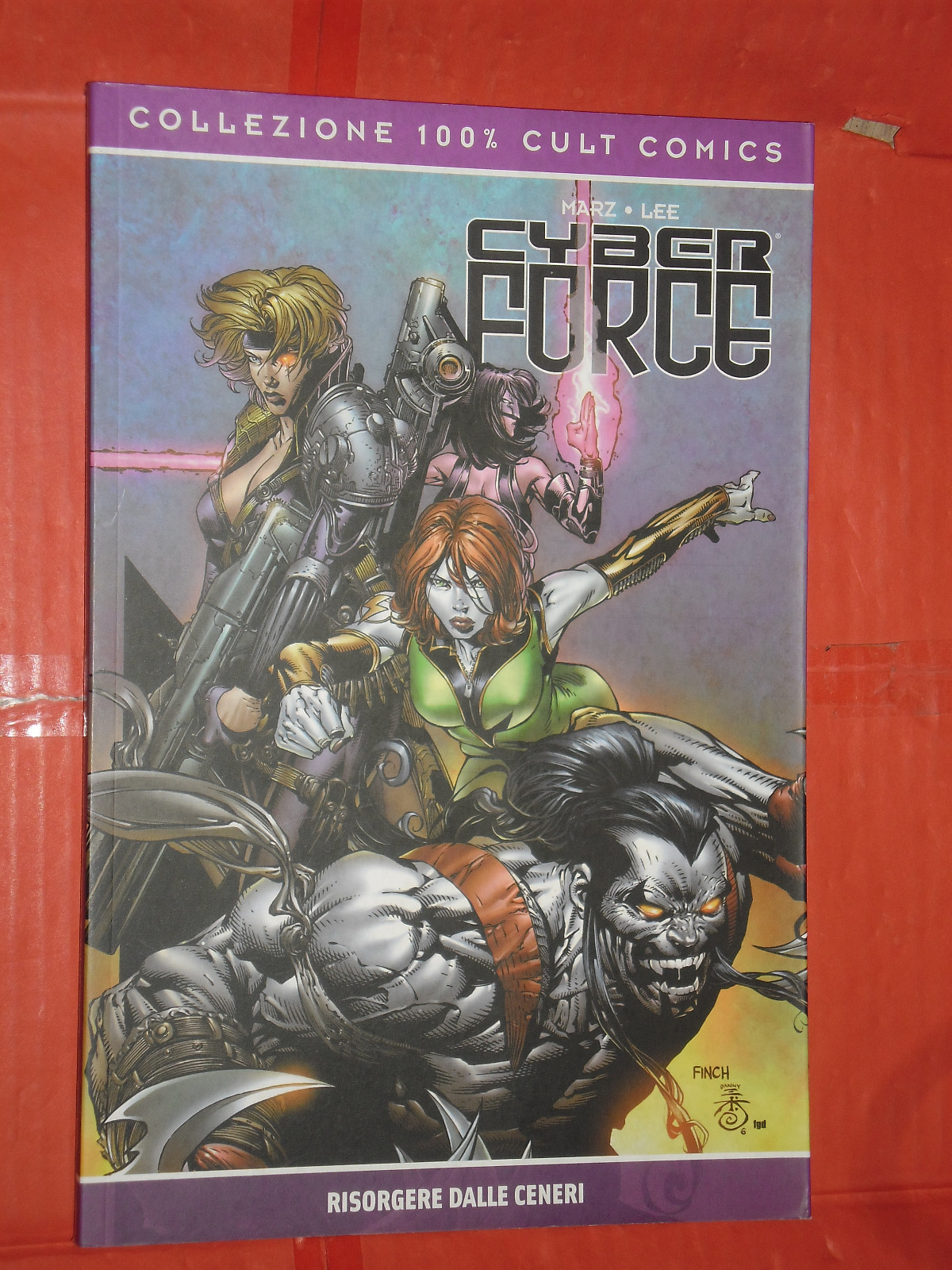 COLLEZIONE MARVEL 100%- CYBER FORGE -risorgere- DI:MARZ LEE- PANINI COMICS