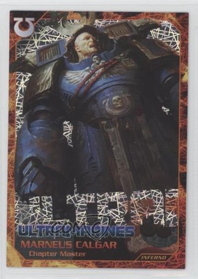 2022 Panini Warhammer 40000 Dark Galaxy Ultramarines Marneus Calgar #9 4dv