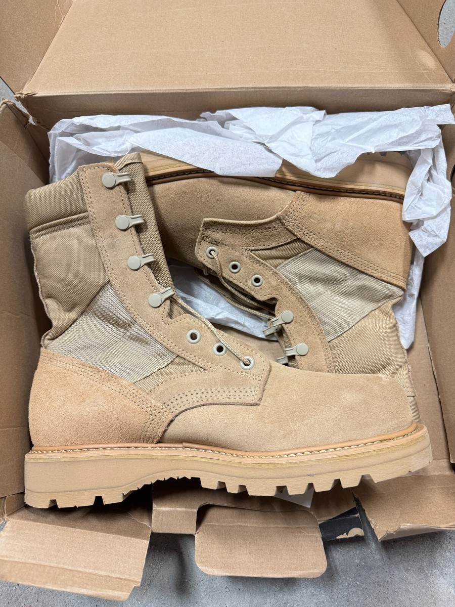 NEW USGI Thorogood Hot Weather Steel Toe Combat Boots Desert 