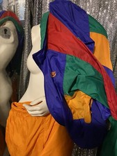 Nike Vtg Color block Sz m Jacket. Sz S pants Nylon Original unisex tracksuit
