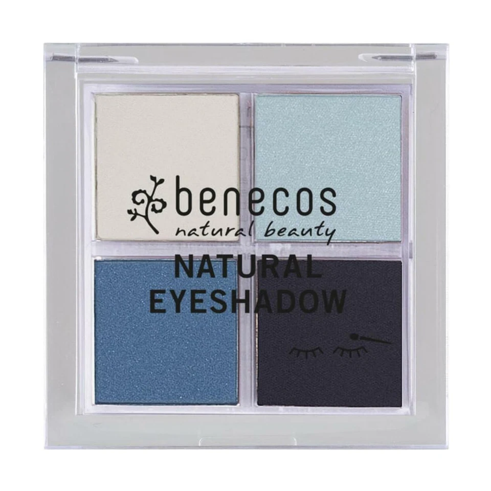 💚 Benecos Natural True Blue Quattro Lidschatten 8g