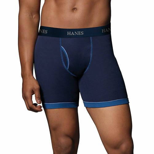 Hanes Men's Tagless Boxer Briefs 10PACK Underwear S, M, L XL Colors