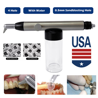 Dental Alumina Air Polisher Abrasion Microetcher Sandblaster Sandblasting Gun 4H