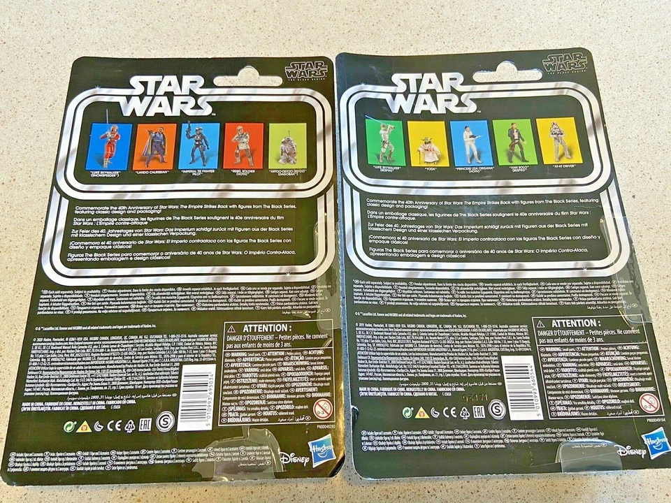 Hasbro Star Wars 40th 6 pulgadas Lando Calrissian y Leah Organa figuras selladas Foto 2 de 4