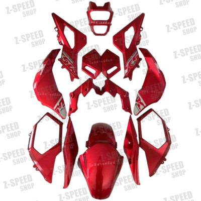 Red full ABS plastic panel fairing bell pan honda grom 125 msx sf 2016-2020