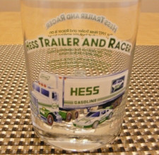 Hess Gasoline  Trailer and Racer Clear Glass Classic Series 1996 Tanker Truck