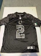 Nike NFL Carson Wentz #2 Indianapolis Colts RFLCTV Edition Black Jersey XL NEW