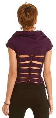 PIXIE TOP, FAIRY TOP, PIXIE VEST, GEKKO TOP, steampunk top, Psytrance top, elf