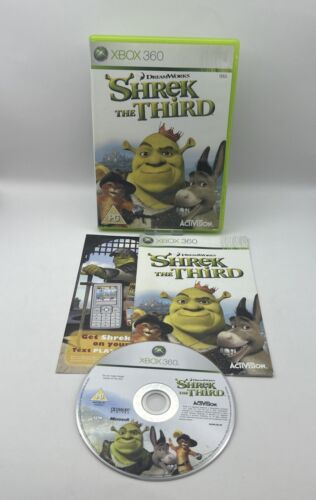 Shrek the Third Microsoft Xbox 360 PAL VGC CIB 2007 complet avec manuel testé - Photo 1/7