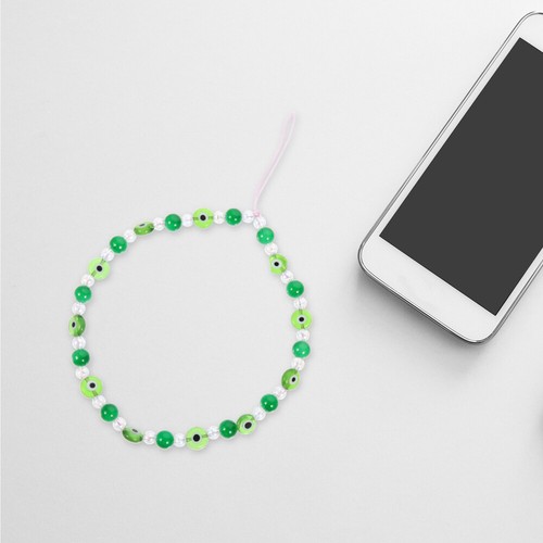 Mobilkette Des Teufels Augen Handyband Aus Polymerton Mit Perlen - Zdjęcie 11 z 12