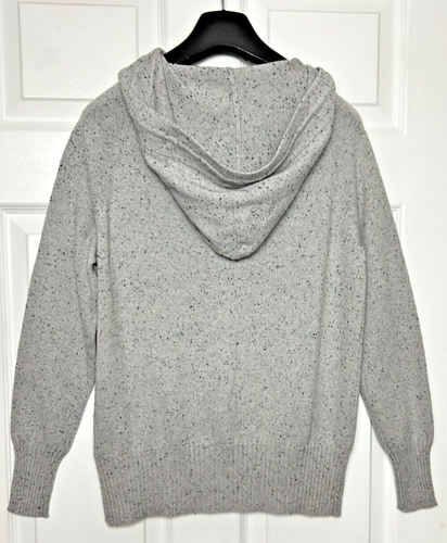 M&S Ladies Hoody Hoodie Cardigan Grey Mix Cashmere XS 6-8 BNWT Marks Autograph - Picture 4 of 4