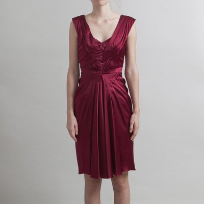 zac posen red dress