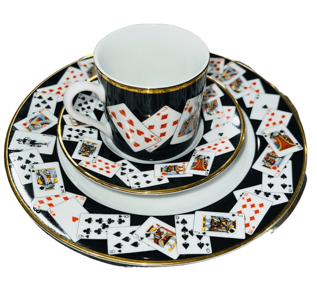 Tiffany & Co. Playing Cards Poker Demitasse Espresso Tea Cup