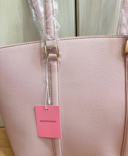 SAMANTHAVEGA Beuteltasche Tasche mit Schmucksteinen A4 pink kostenloser Versand neu Japan - Bild 12 von 17