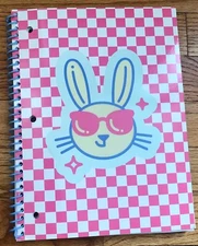Pink And White Bunny Spiral Notebook Target Brand 100 Pages