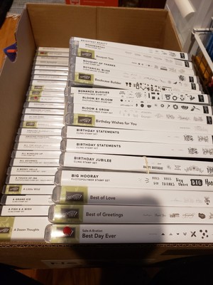 Stampin' Up! Stamp Sets NEW RETIRED Lots more added!! YOU CHOOSE ''A-B'' Titles