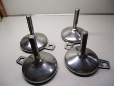 4 ~ 4" x 4 " x 5/8" Stainless Steel Machine Leveling Legs Swivel