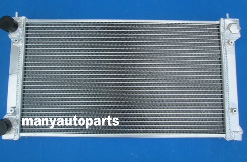 2 Core Aluminum Radiator & 2x fans for VW GOLF MK1 MK2 GTI/SCIROCCO 1.6 1.8 8V - Picture 3 of 10