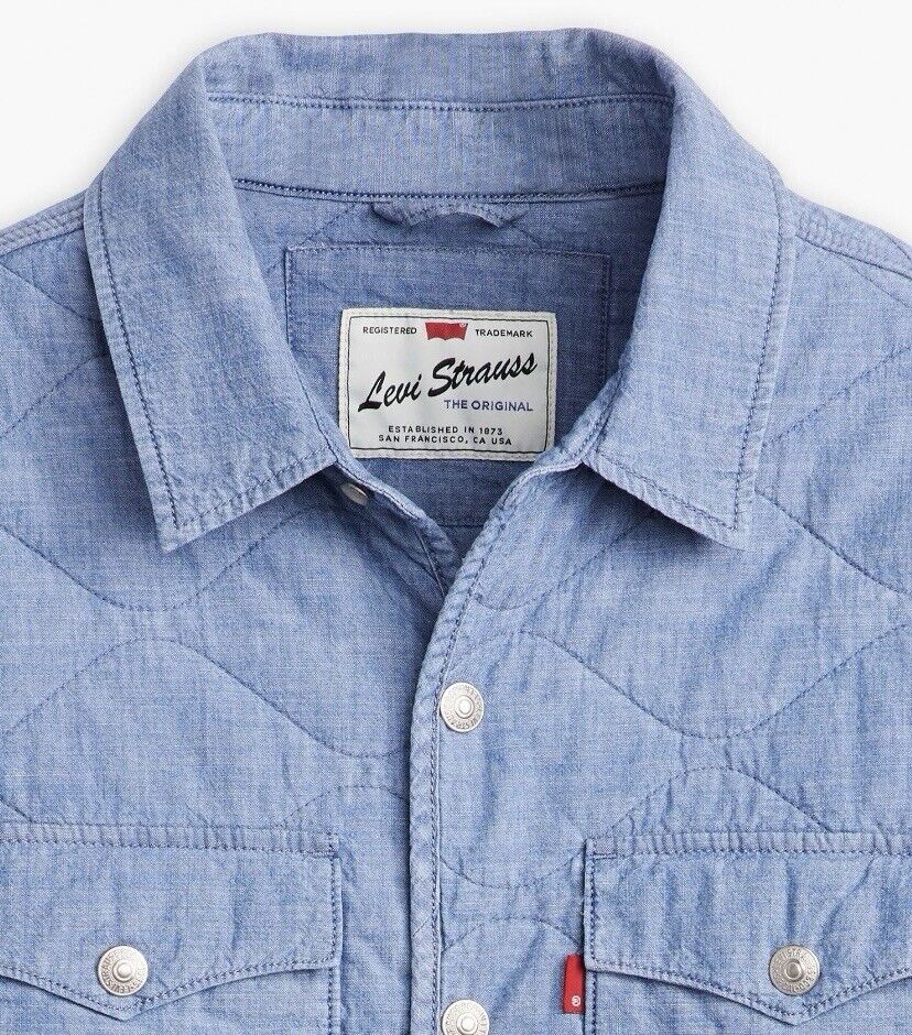 Levi's Idris Overshirt. Elwood Light Chambray- Blue. Brand Levi's Idris Overshirt. Elwood Light Chambray- Blue. Brand