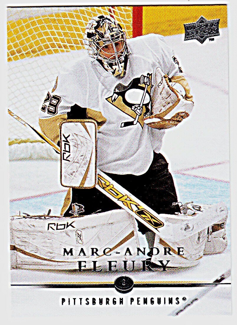 2008-09 UPPER DECK #43 MARC-ANDRE FLEURY Pittsburgh Penguins | eBay