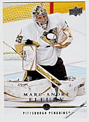2009 Upper Deck Sandler Ferrell /99 衣装 2008-09 UPPER DECK #43 MARC-ANDRE FLEURY Pittsburgh Penguins | eBay