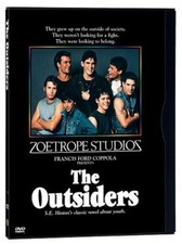 The Outsiders DVD 1983 MOVIE Francis Coppola OUT SIDERS Tom Cruise, Diane Lane