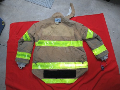 MFG 2013 MORNING PRIDE 44 x 28/34 x 33.5 Firefighter Turnout Bunker COAT JACKET - Picture 2 of 15