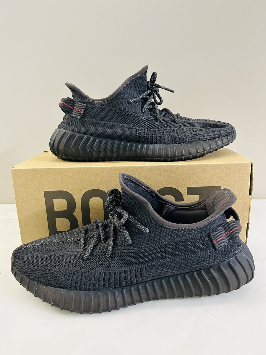 Size 10 - adidas Yeezy Boost 350 V2 Low Black Non-Reflective  display picture 1