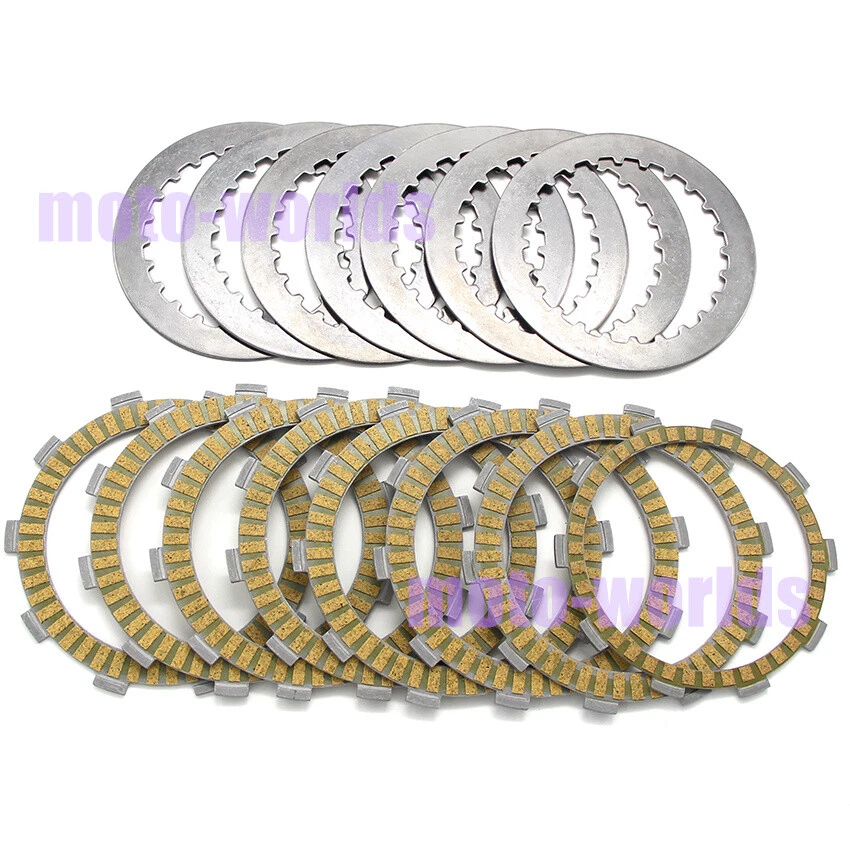 Kit de placas de acero de fricción de embrague para Honda XL650V Transalp 650 2000 2001 02-2007 Foto 2 de 4