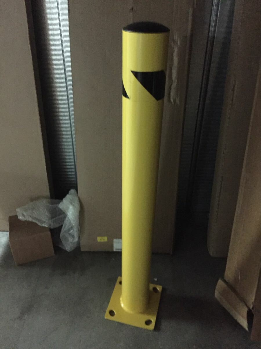 ULine H2119F Safety Bollard 4.5"x42" Fixed eBay