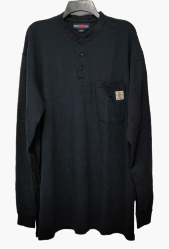 BOCOMAL FR Shirt Flame Resistant Shirts FR T Shirt NFPA2112/CAT2 Men's Long - Picture 1 of 10
