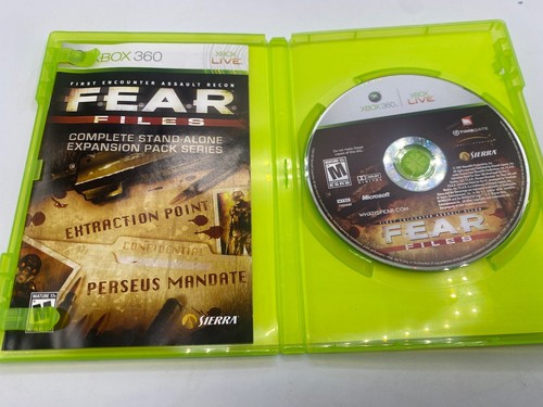 F.E.A.R. Files (Microsoft Xbox 360, 2007) Complete w/ Manual Fear - Picture 3 of 4