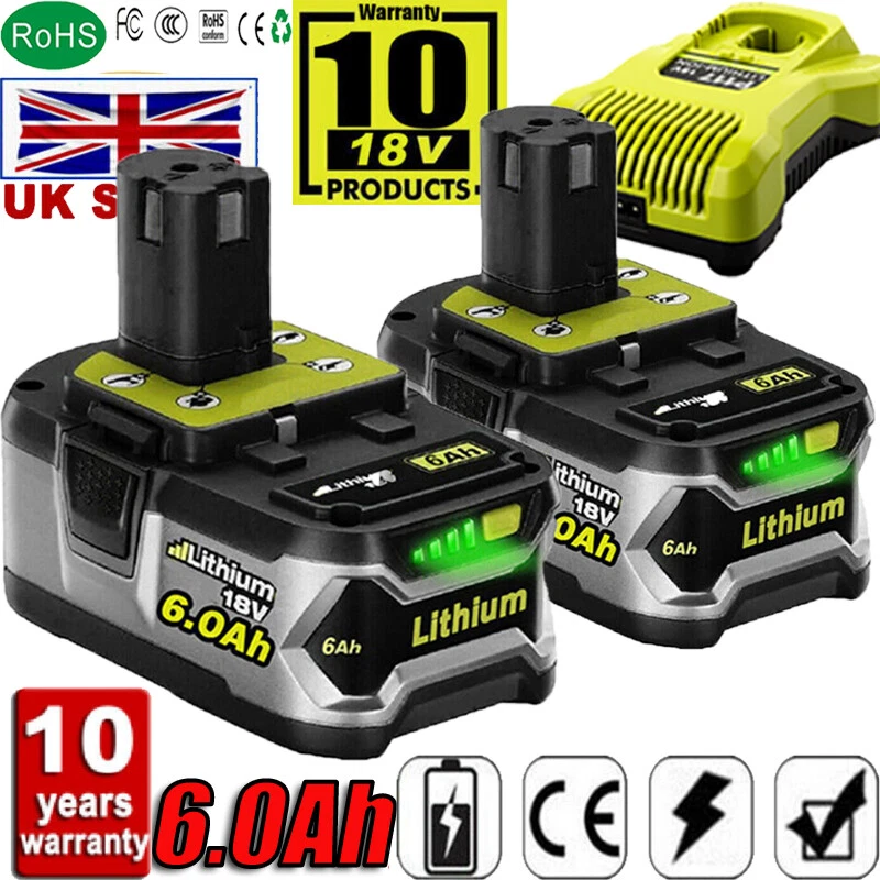 Ryobi 18v 6ah battery online