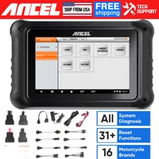 ANCEL MT700 Motorcycle All System OBD2 Scanner Diagnostic Scan Tool E-CU Coding