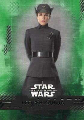 Star Wars Rise Of Skywalker S1 Green Base Card #38 Officer Kandia