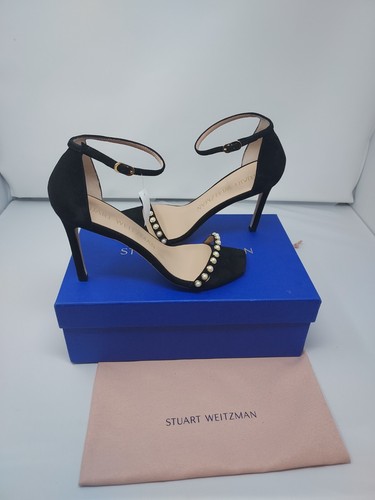 Stuart Weitzman Amelina Pearl Heel Sandal Size US 8 EU 38.5 WOMENS New - Picture 6 of 7