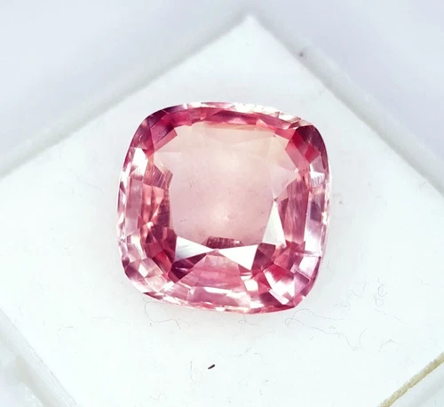 Loose Gemstone 10.17 Ct Natural Morganite Certified Transparent Morganite Gems