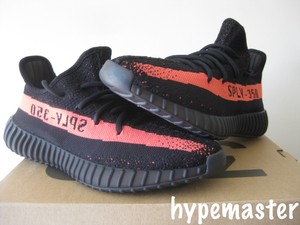 Adidas x YEEZY 350 v2 Black / Red Online Raffle