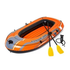 Inflatable Raft/Boat - 1 or 2 Person Boat with Oars - Kondor 2000 / 3000 Bestway