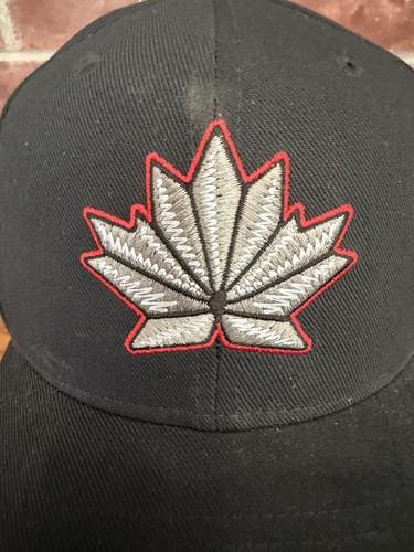 Gorra de hockey Nike del equipo de Canadá con parche negro talla única - Imagen 2 de 7