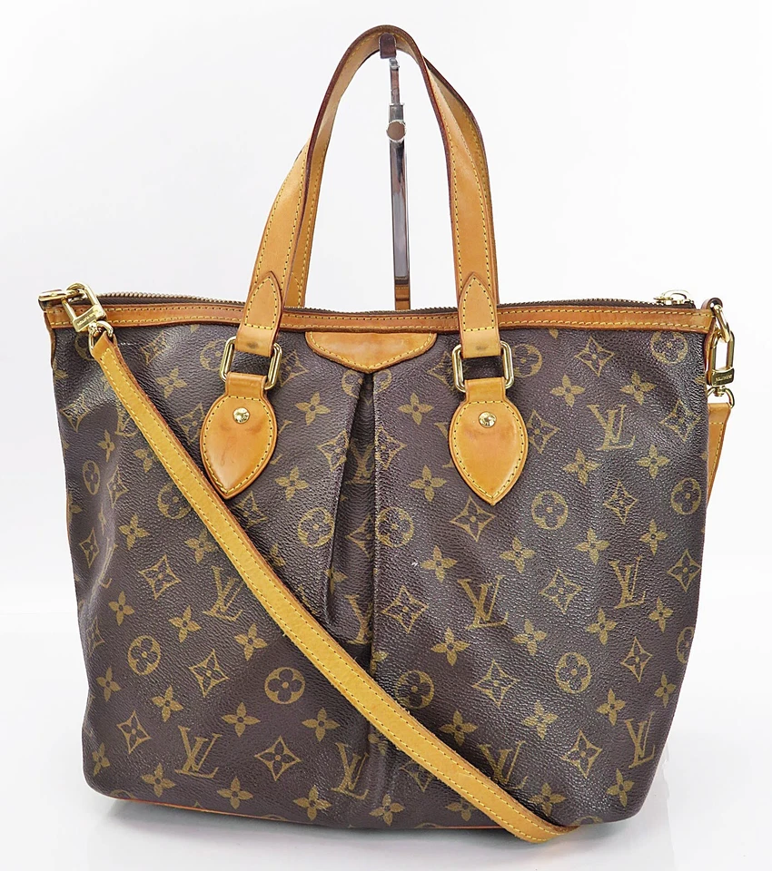 Auténtico bolso de hombro de mano bidireccional con monograma Palermo PM de Louis Vuitton #61266 Foto 3 de 4