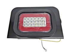 Rectangular LED Stop Turn Tail Light Red Trailer Truck Brake Light   New