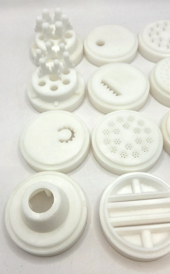 Lot of 11 Pasta Machine Die Discs for CTC Pasta Express X1000 X2000 X3000 - Image 2 of 3