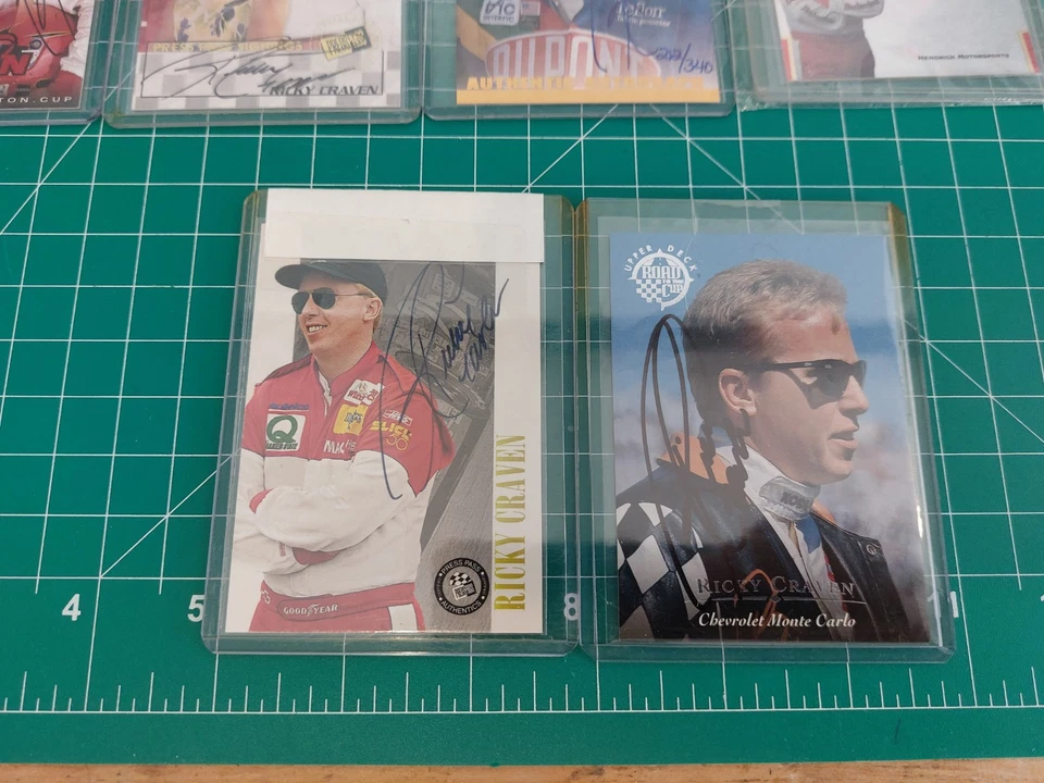 Ricky Craven Nascar Autograph Card Lot of 9 Numbered Misc - Image 4 of 4