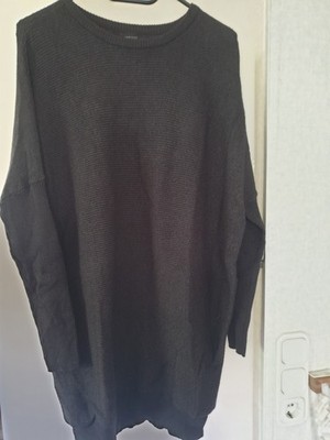 Long- Pullover, grau Gr. 40/42 , langer Arm,  Rund-Ausschnitt, Laura Scott
