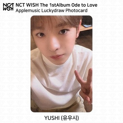 NCT WISH 1st Album Ode to Love AppleMusic 1st Lucky Draw Photocard