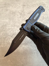 8.27" Spring Assisted Folding Pocket Knife, Nylon Fiber Handle