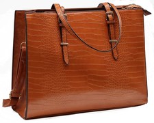 Professional Laptop Bags for 15.6 Inch Waterproof PU Leather Large Capacity...